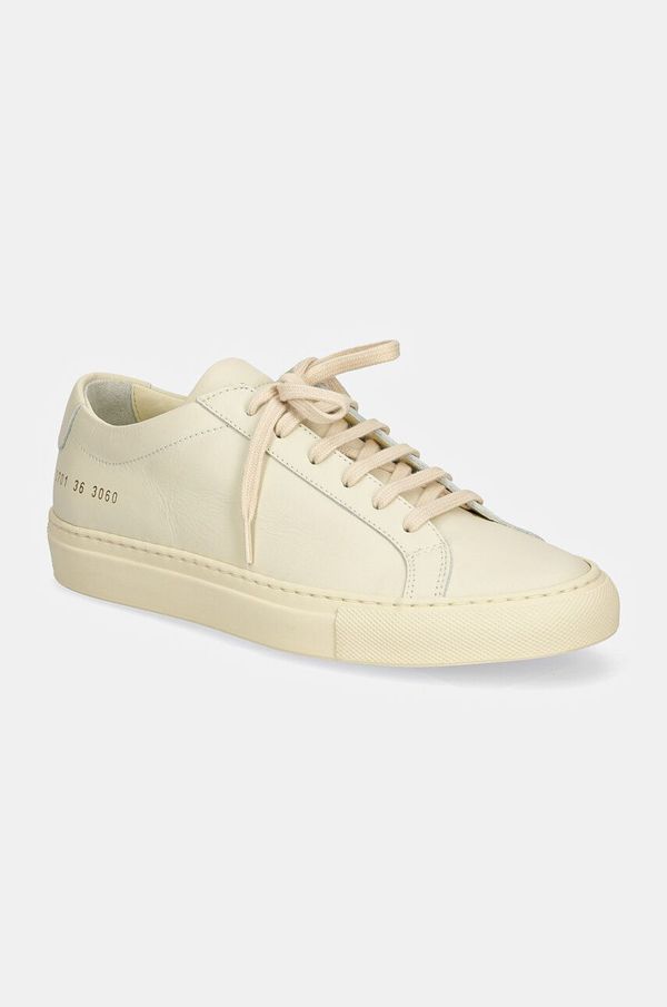 Common Projects Usnjene superge Common Projects Original Achilles Low bež barva, 3701