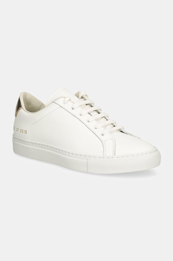 Common Projects Usnjene superge Common Projects Retro Classic bela barva, 6165