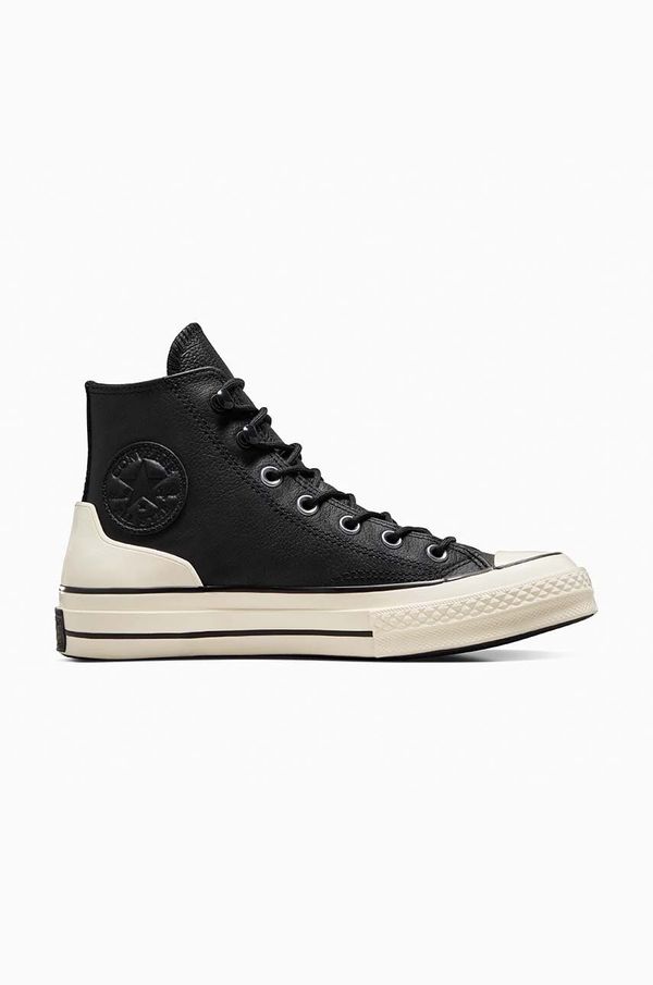 Converse Usnjene superge Converse Chuck 70 črna barva, A05695C