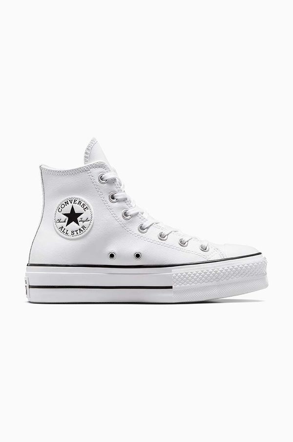 Converse Usnjene superge Converse ženski, bela barva