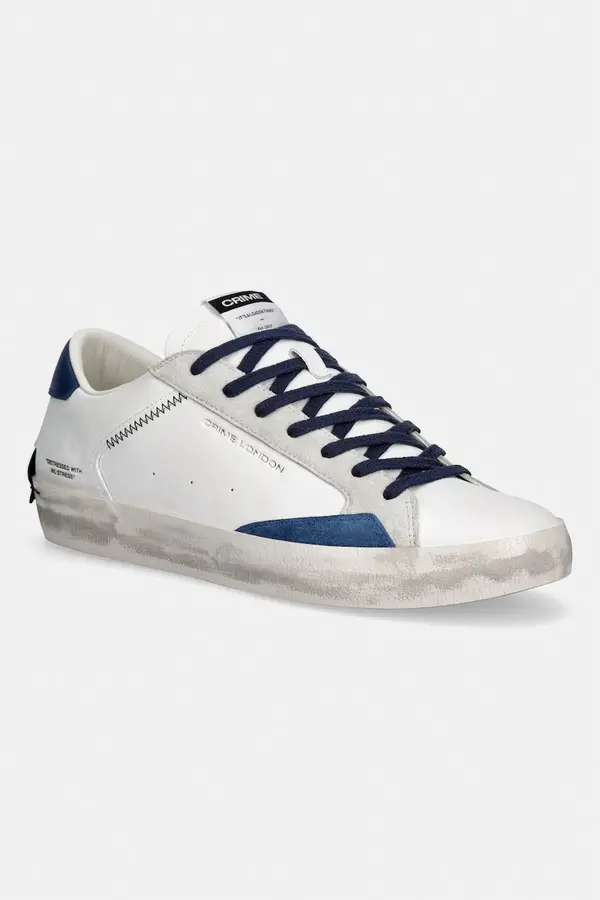 Crime London Usnjene superge Crime London DISTRESSED LOW
