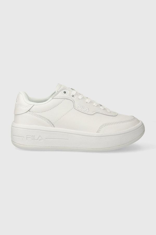 Fila Usnjene superge Fila PREMIUM bela barva