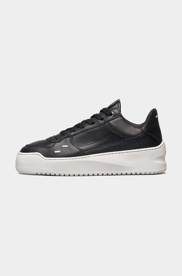 Filling Pieces Usnjene superge Filling Pieces Avenue Crumbs črna barva, 52127541861