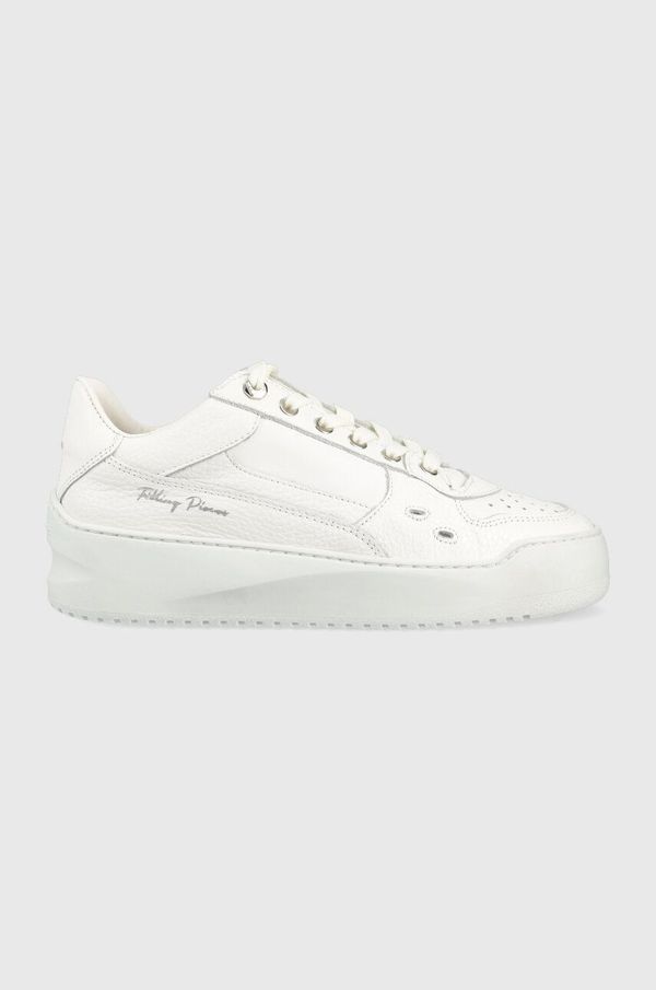 Filling Pieces Usnjene superge Filling Pieces Avenue Cup bela barva, 71533701855