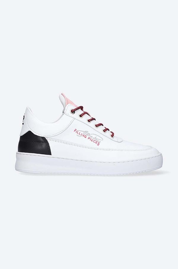 Filling Pieces Usnjene superge Filling Pieces bela barva, 51325071937