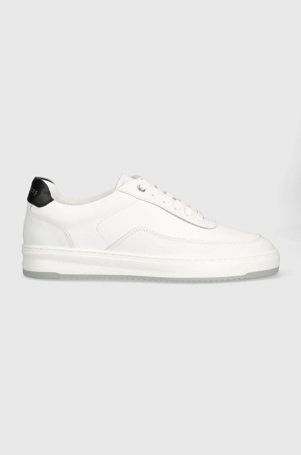 Filling Pieces Usnjene superge Filling Pieces bela barva