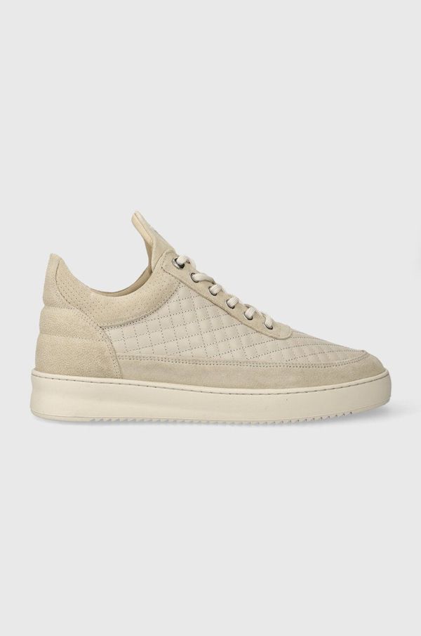 Filling Pieces Usnjene superge Filling Pieces bež barva