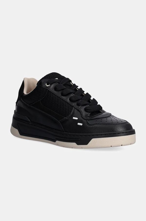 Filling Pieces Usnjene superge Filling Pieces Cruiser Crumbs črna barva, 64427541861