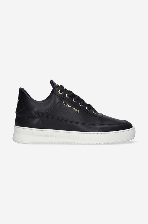 Filling Pieces Usnjene superge Filling Pieces Low Eva Lane črna barva, 51326151861