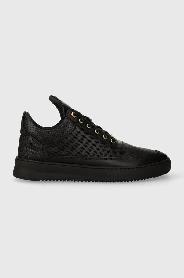 Filling Pieces Usnjene superge Filling Pieces Low Top Aten črna barva, 10126591847