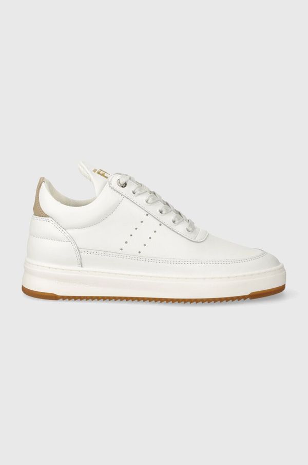 Filling Pieces Usnjene superge Filling Pieces Low Top Bianco bela barva, 10127791921