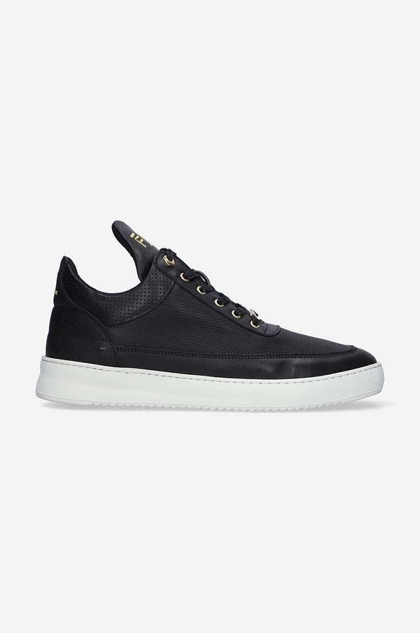 Filling Pieces Usnjene superge Filling Pieces Low Top črna barva, 10126591861