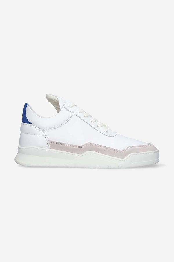 Filling Pieces Usnjene superge Filling Pieces Low Top Ghost bela barva, 10120631925