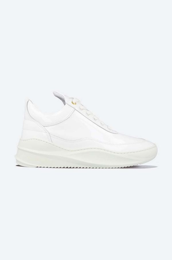 Filling Pieces Usnjene superge Filling Pieces Low Top Sky Shine bela barva, 25528301901