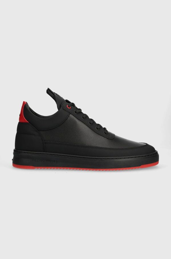 Filling Pieces Usnjene superge Filling Pieces Low Top Tech črna barva, 10155001929