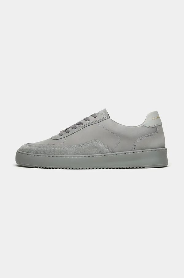 Filling Pieces Usnjene superge Filling Pieces Mondo Decon siva barva, 46728451288