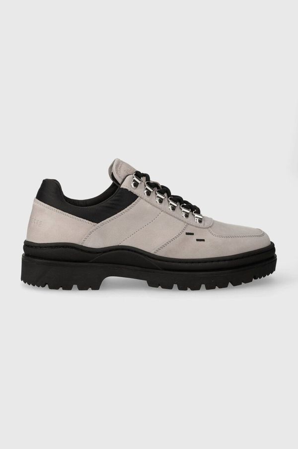 Filling Pieces Usnjene superge Filling Pieces Mountain Trail siva barva, 64328991108