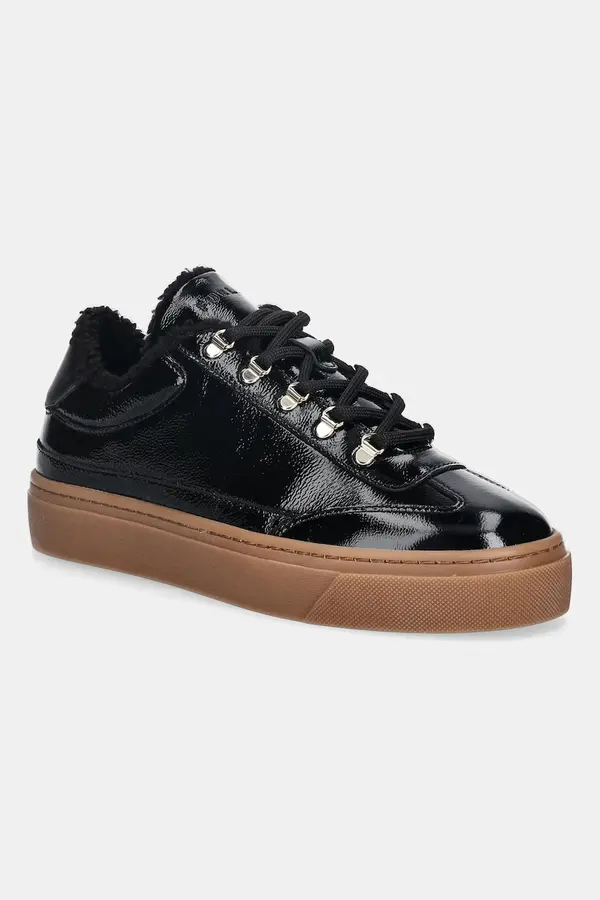 Furla Usnjene superge Furla Enjoy Lace-Up Sneaker