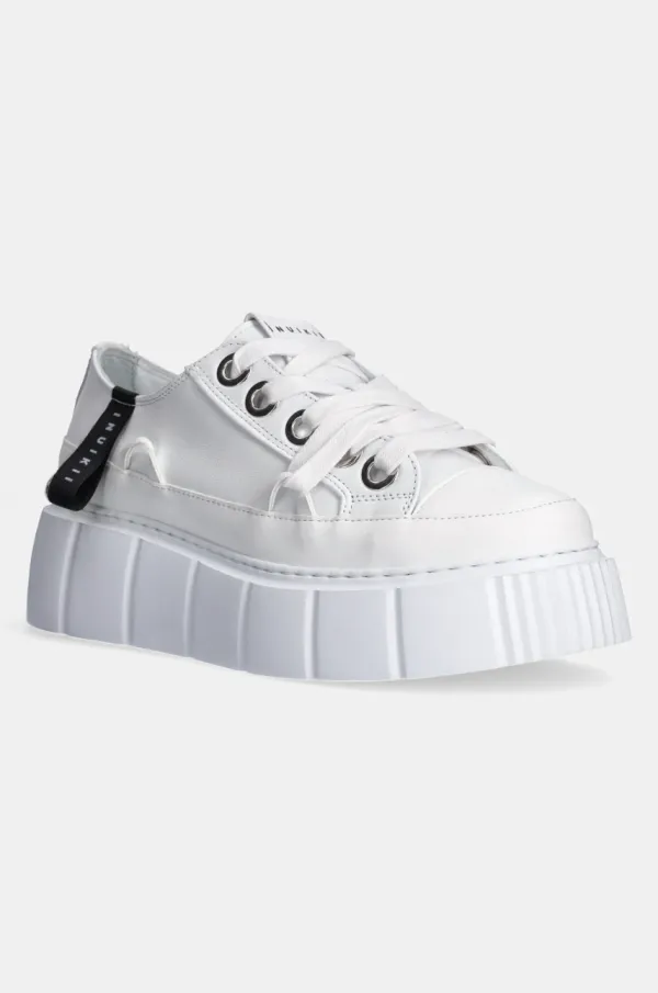 Inuikii Usnjene superge Inuikii Leather Matilda Low bela barva, 1001.001.0022.100 / 35202-033