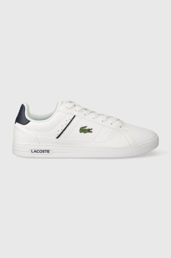 Lacoste Usnjene superge Lacoste EUROPA PRO 123 1 SMA bela barva, 45SMA0116