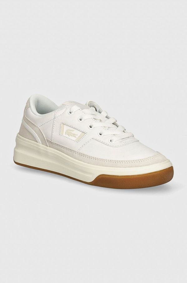 Lacoste Usnjene superge Lacoste G80 GOOP 123 1 CFA bela barva, 45CFA0062