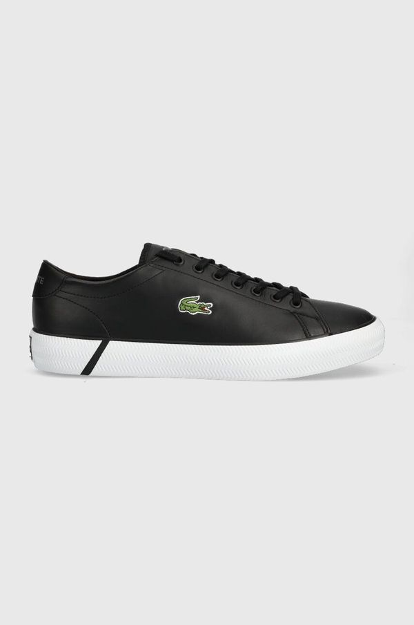 Lacoste Usnjene superge Lacoste GRIPSHOT črna barva, 41CMA0014