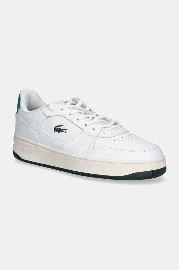 Lacoste Usnjene superge Lacoste L001 MID LEATHER bela barva, 48SMA0021