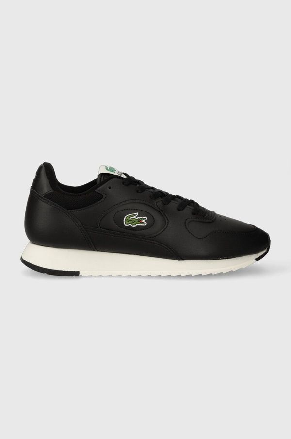 Lacoste Usnjene superge Lacoste LINETRACK 2231 SMA črna barva, 46SMA0012