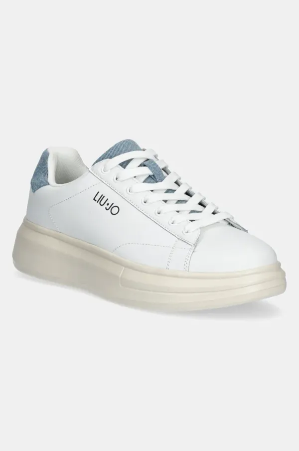 Liu Jo Usnjene superge Liu Jo BIG 01 moške, bela barva, 7B5005PX630S3692