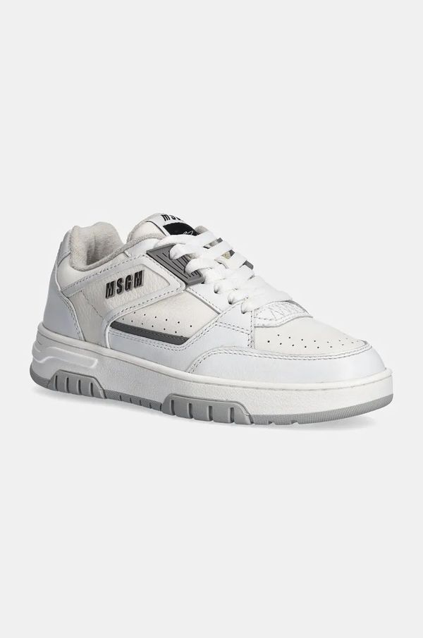 MSGM Usnjene superge MSGM bela barva, 3741MDS604 886