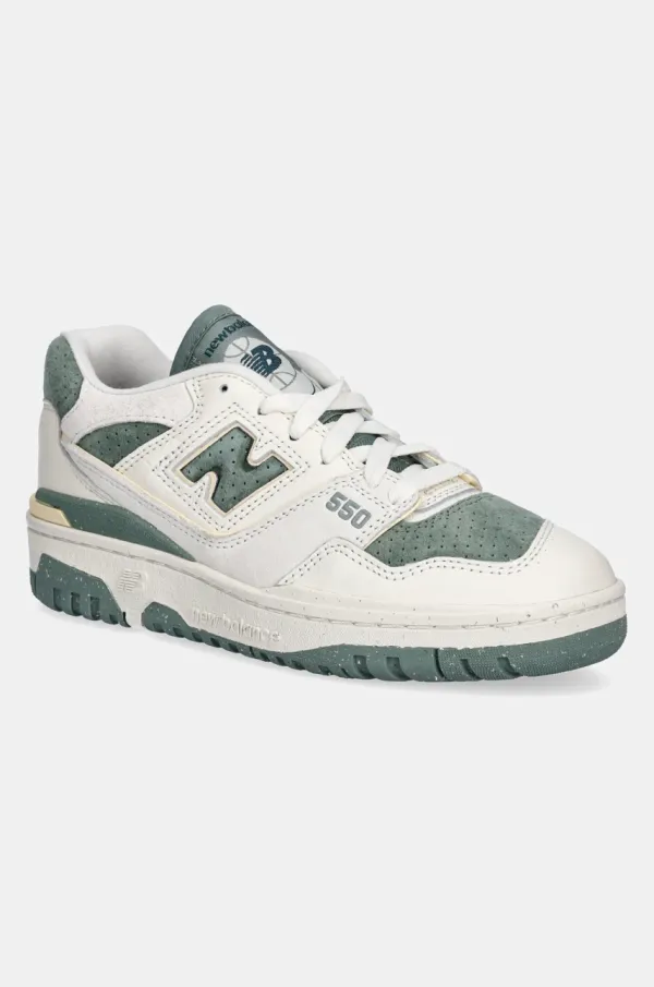 New Balance Usnjene superge New Balance BBW550PE bež barva, BBW550PE