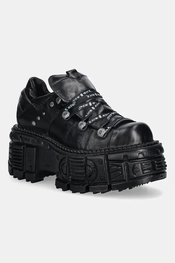 New Rock Usnjene superge New Rock ITALI NEGRO, TANK NE