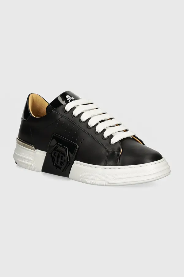 Philipp Plein Usnjene superge Philipp Plein Hexagon Phantom Kicks