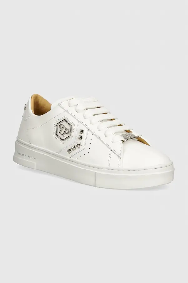 Philipp Plein Usnjene superge Philipp Plein Lo-Top Arrow Force
