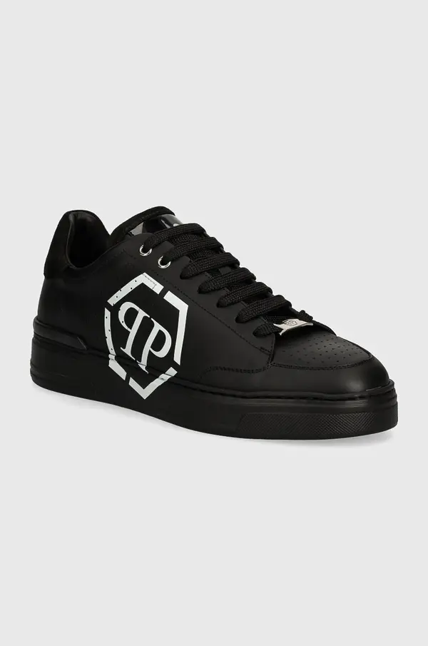 Philipp Plein Usnjene superge Philipp Plein Lo-Top Hexagon