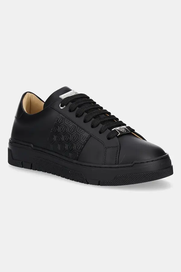 Philipp Plein Usnjene superge Philipp Plein Lo-Top Monogram