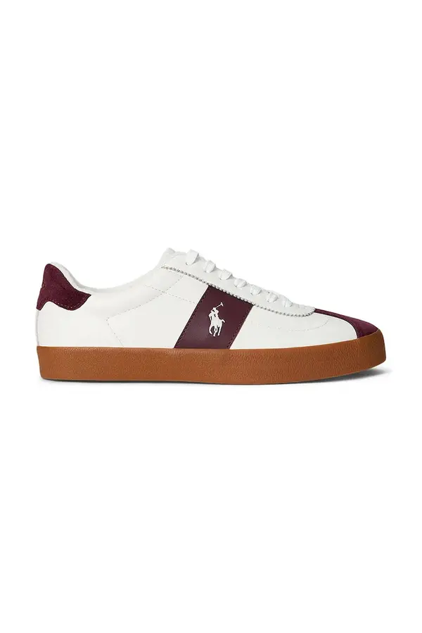 Polo Ralph Lauren Usnjene superge Polo Ralph Lauren Court Vlc Pp