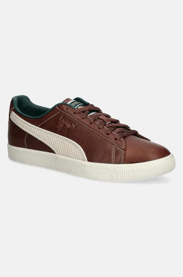 Puma Usnjene superge Puma Clyde Palais Artisan moške, rjava barva, 402249