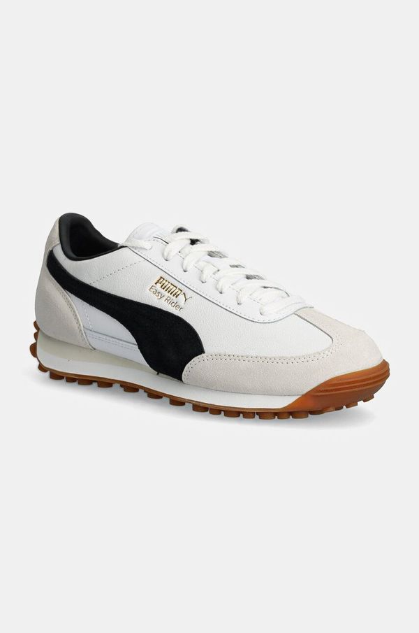 Puma Usnjene superge Puma Easy Rider Mix bela barva, 399025