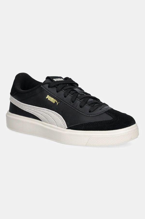 Puma Usnjene superge Puma Lajla T-toe bela barva, 397734