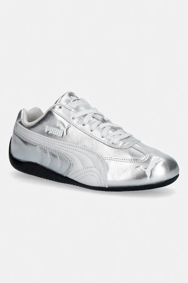 Puma Usnjene superge Puma Speedcat Silver