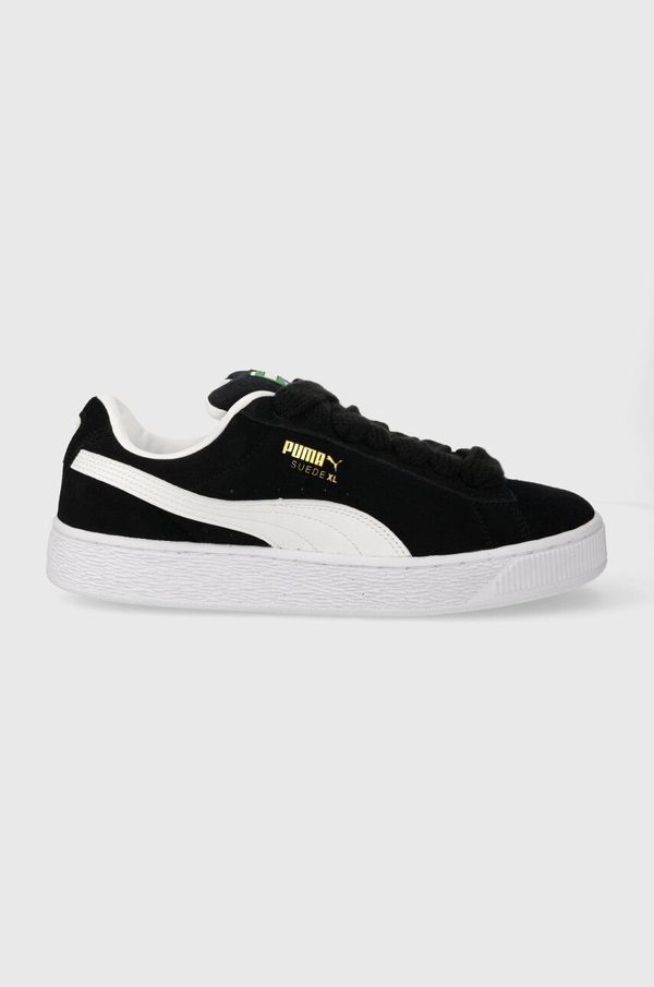 Puma Usnjene superge Puma Suede XL črna barva, 395205