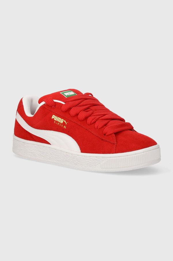 Puma Usnjene superge Puma Suede XL rdeča barva, 395205