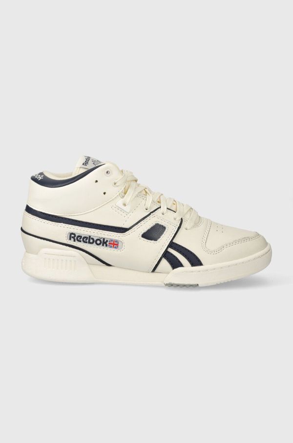 Reebok Usnjene superge Reebok bež barva