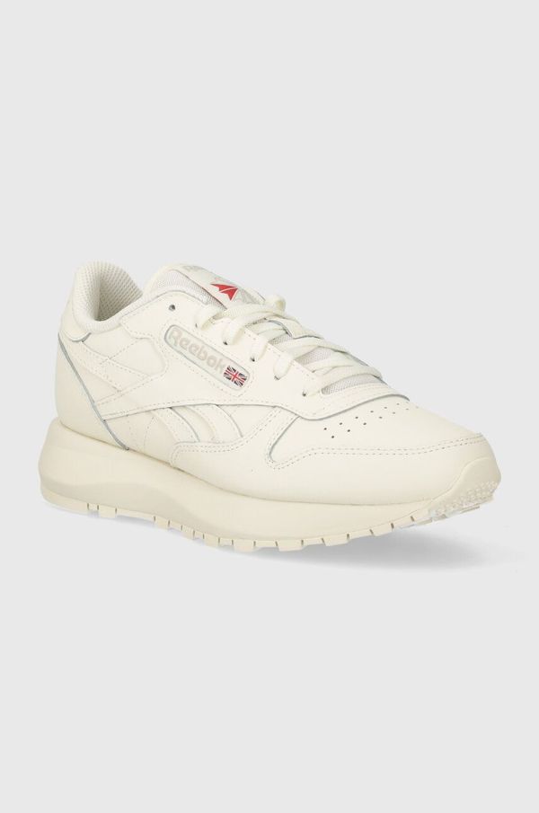 Reebok Classic Usnjene superge Reebok Classic CLASSIC LEATHER bež barva