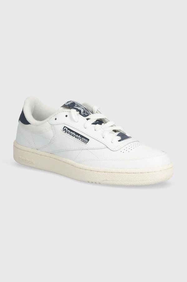 Reebok Classic Usnjene superge Reebok Classic Club C 85 bela barva, 100074163