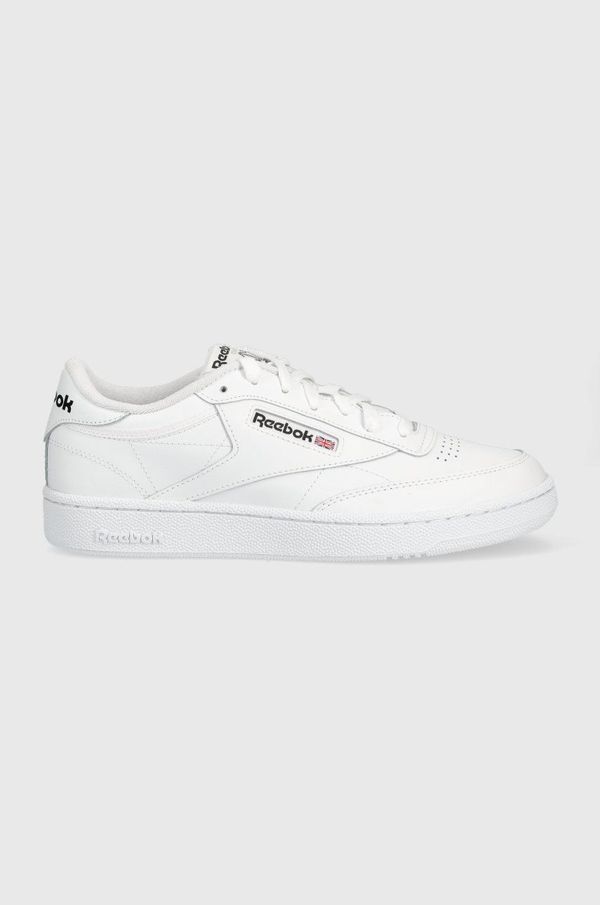 Reebok Classic Usnjene superge Reebok Classic CLUB C 85 GZ1605 bela barva