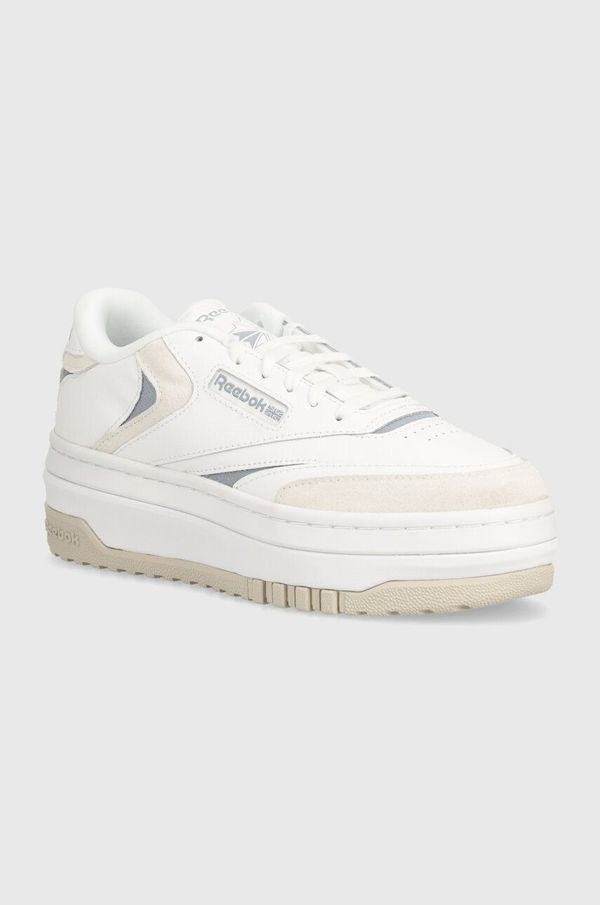 Reebok Classic Usnjene superge Reebok Classic Club C bela barva, 100201959