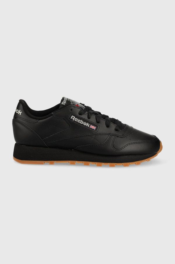 Reebok Classic Usnjene superge Reebok Classic GY0954 črna barva