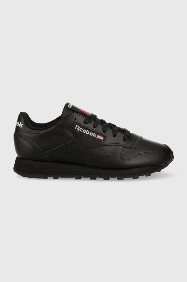 Reebok Usnjene superge Reebok CLASSIC LEATHER črna barva, GY0960